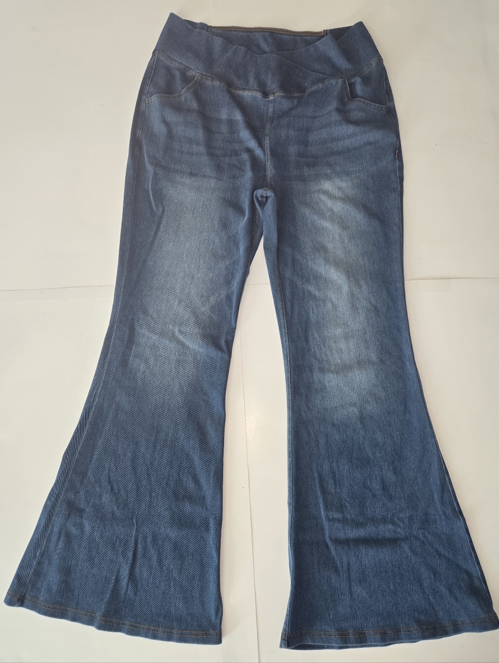 Women's Dark Blue Flared Jeans